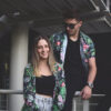 Camisa de manga corta con estampado floral FOR2235 — detalle