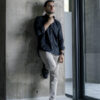 Camisa oxford negra FOR2517 — imagen 10