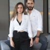 Camisa básica blanca Elite FOR2592 — detalle de tela