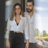 Camisa básica blanca Elite FOR2592 — vista lateral
