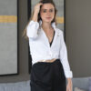 Camisa básica blanca Elite FOR2592 — detalle