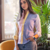 Camisa de combinaciones cielo, rosa, amarillo y blanco FOR2650 — detalle