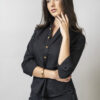 Camisa oxford negra FOR2523 — imagen 12