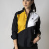 Camisa de combinaciones negro, amarillo y blanco FOR2685 — vista posterior