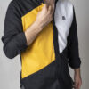 Camisa de combinaciones negro, amarillo y blanco FOR2681 — detalle