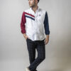 Camisa de combinaciones blanco, marino y vino con franjas FOR2678 — vista alternativa