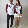 Camisa de combinaciones blanco, marino y vino con franjas FOR2678 — imagen 10