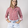 Camisa de rayas rojas FOR2693 — vista posterior