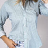 Camisa de rayas verdes FOR2695 — vista posterior