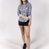 Camisa de rayas azul marino FOR2694 — vista lateral