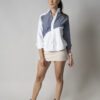 Camisa de combinaciones blanco y gris FOR2692 — detalle