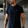 Playera polo marino POL0004 — vista frontal