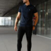 Playera polo marino POL0004 — vista lateral