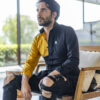 Camisa de combinaciones negro y amarillo FOR2729 — vista alternativa