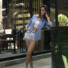 Camisa de rayas azul, blanco y gris FOR2741 — detalle