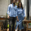 Camisa de cuadros azules FOR2744 — imagen 13