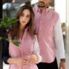 Camisa de combinaciones ladrillo, marino y blanco EQ431 — vista posterior