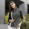 Camisa de combinaciones y franjas verde militar FOR2818 — detalle