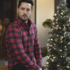 Camisa de franela de cuadros rojo y negro FOR2827 — detalle