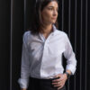 Camisa básica blanca FOR2873 — vista posterior