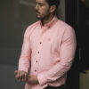 Camisa básica naranja oxford FOR2870 — vista posterior