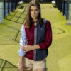 Camisa de combinaciones marino, vino y azul cielo FOR2905 — en modelo