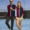 Camisa de combinaciones marino, vino y azul cielo EQ485 — vista posterior