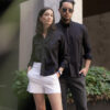 Camisa básica negra EQ482 — vista lateral