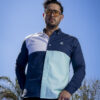 Camisa de combinaciones marino, menta y blanco FOR2910 — detalle