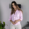 Camisa básica rosa oxford FOR2984 — vista posterior