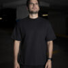 Playera oversize negra OV0001 — detalle