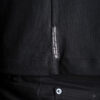 Playera oversize negra OV0001 — detalle de tela