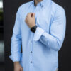 Camisa básica cielo oxford FOR3013 — detalle