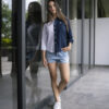 Camisa de combinaciones gris y marino FOR3026 — detalle