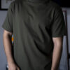Playera oversize verde militar OV0004 — vista posterior