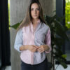 Camisa de combinaciones de rayas multicolor FOR2976 — vista frontal