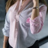 Camisa de combinaciones de rayas multicolor FOR2976 — vista posterior