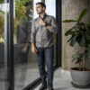 Camisa básica color gris oxford FOR3065 — detalle