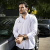 Camisa blanca Racing Team FOR3050 — detalle de tela