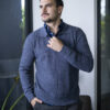 Sueter azul ST7005 — detalle
