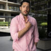Camisa de rayas rojas FOR3103 — detalle