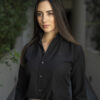Camisa Dryflex color negro FOR3122 — vista lateral