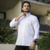 Camisa Dryflex color blanco FOR3123 — detalle