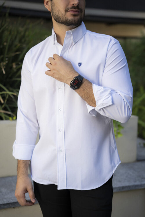 Camisa Dryflex color blanco FOR3123 — vista posterior