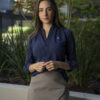 Camisa Dryflex color azul marino FOR3126 — vista posterior