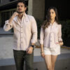 Camisa basica beige oxford FOR3171 — detalle