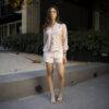 Camisa básica beige oxford FOR3172 — detalle