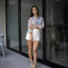 Camisa de cuadros multicolor FOR3116 — detalle