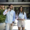 Camisa de Combinaciones de Menta Cielo Rosa FOR3158 — vista alternativa