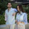 Camisa de Combinaciones de Menta Cielo Rosa FOR3157 — vista alternativa